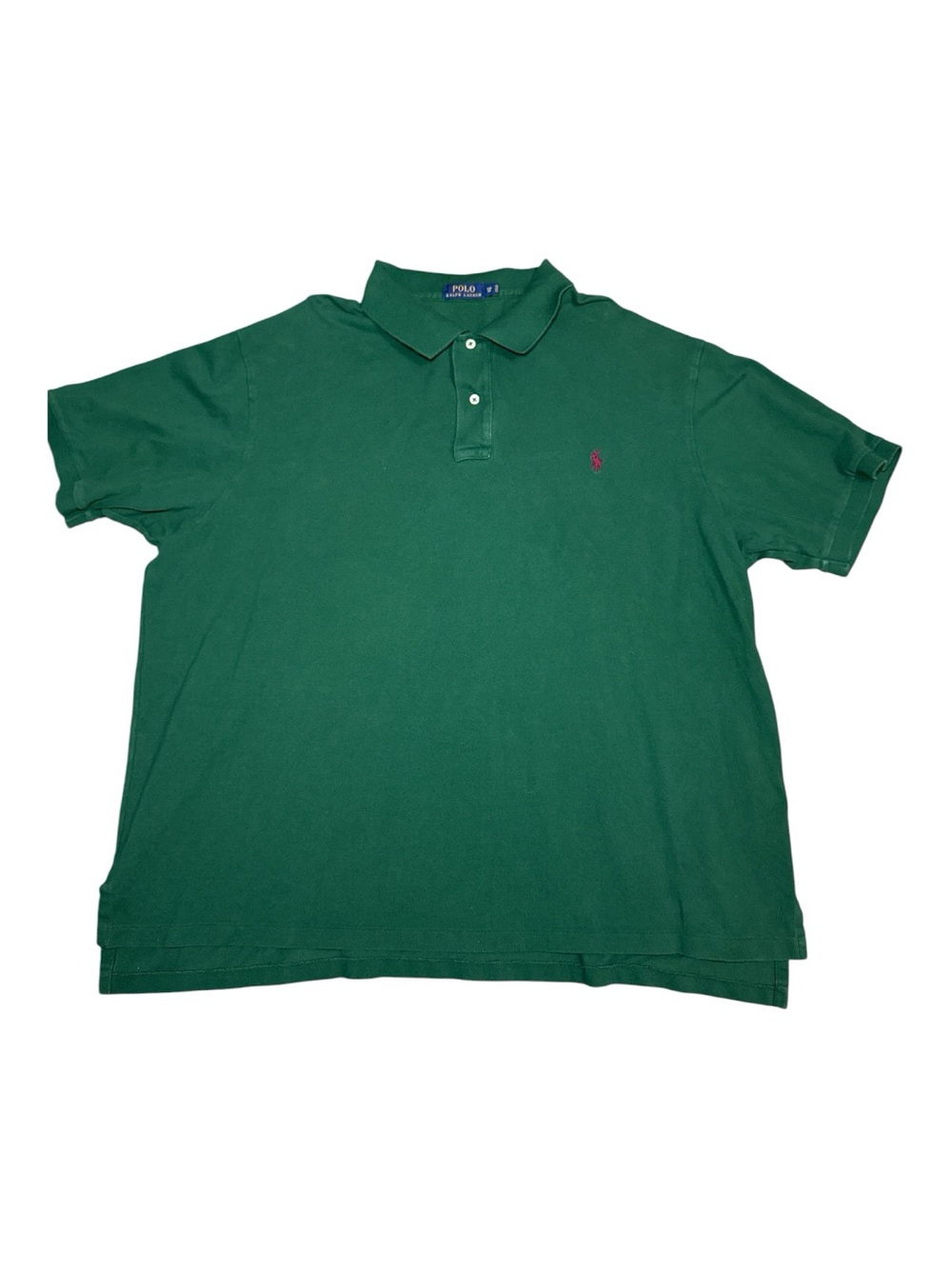 POLO Ralph Lauren Big Men's Polo Shirt Green Red Horse Size 3XB